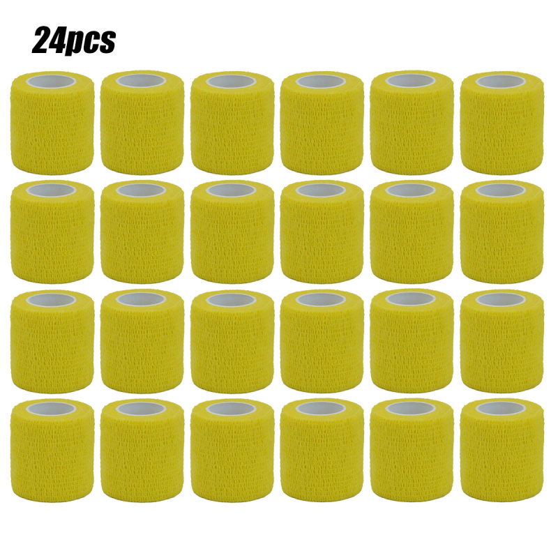 Ankle Brace - 1/6/12/24 pezzi giallo sport autoadesivo fasciatura