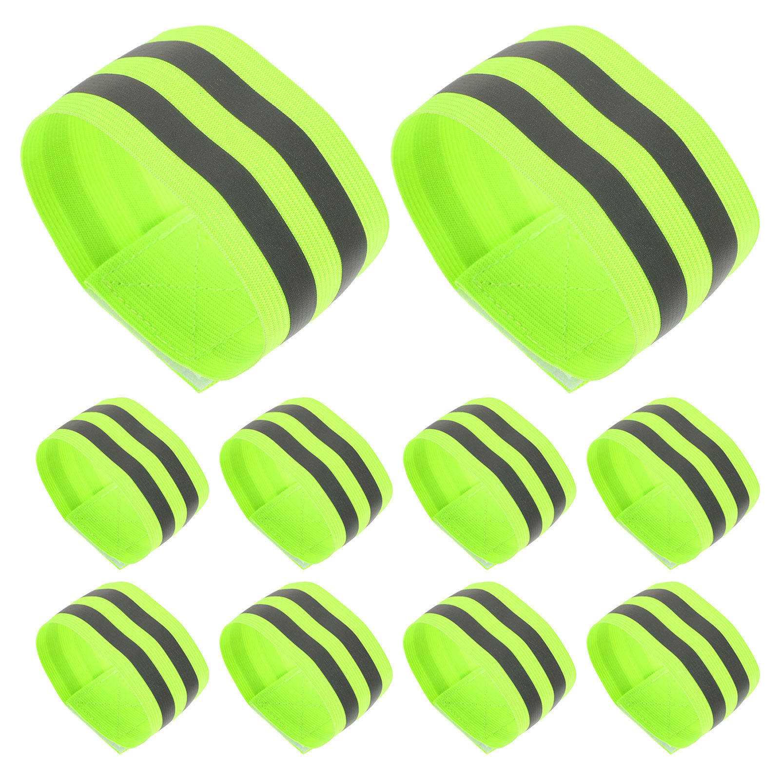 Running Visibility Gear - 10 pezzi di fascia da braccio