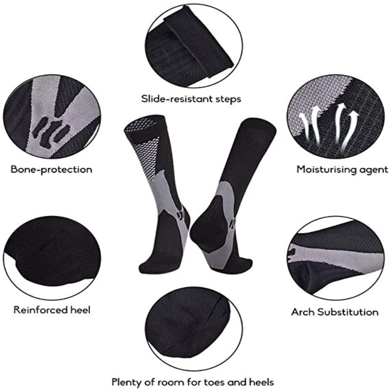 3 paia/pacco calzini a compres - Sports Socks recensione e prezzo