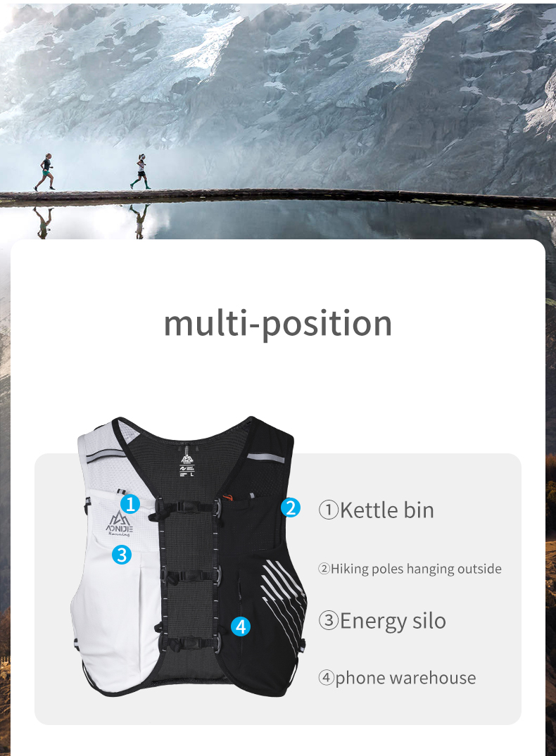 AONIJIE 10L zaino da corsa bor - Hydration Vest recensione e prezzo