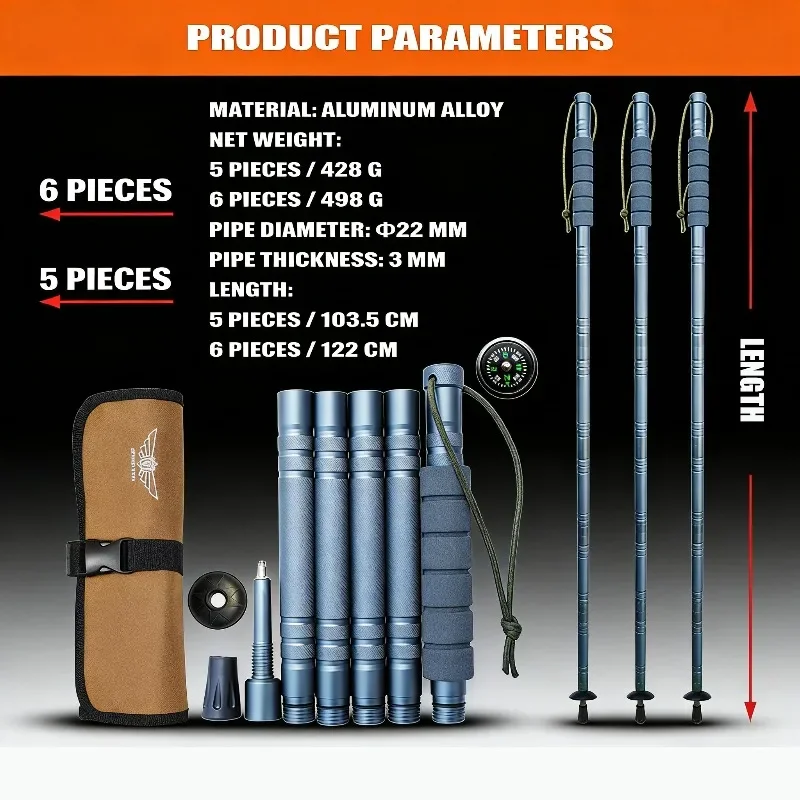 CEOI GWOK Bastoncini da Trekki - Trekking Pole Carbon recensione e prezzo